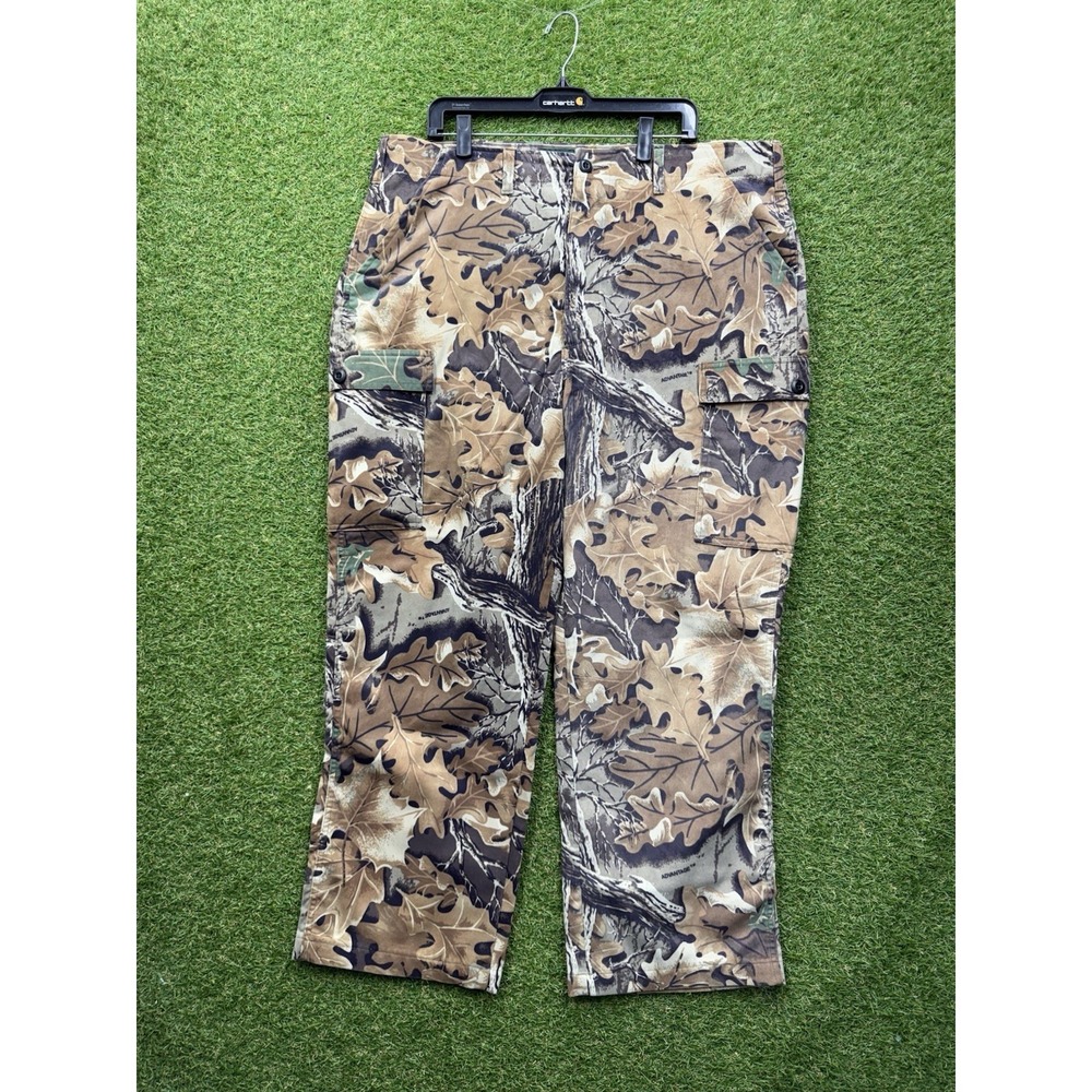 Cabelas Camo Pants Mens 42 42x30 Dry Plus Scent Lok Real Tree Lined Hunting